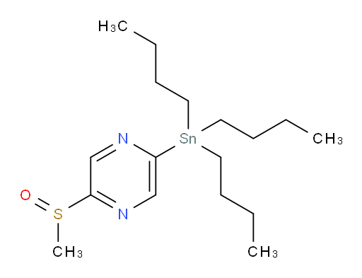 2-(methylsulfinyl)-5-(tributylstannyl)pyrazine