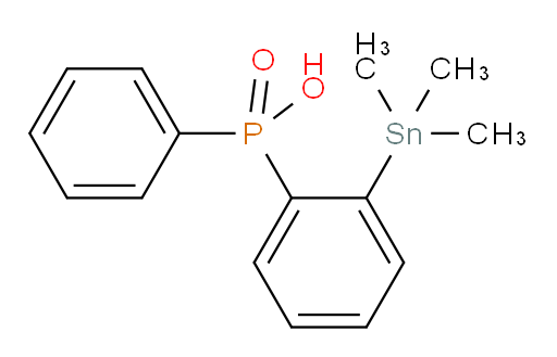 phenyl(2-(trimethylstannyl)phenyl)phosphinic acid
