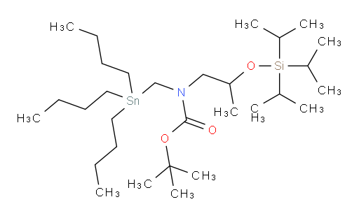 tert-butyl ((tributylstannyl)methyl)(2-((triisopropylsilyl)oxy)propyl)carbamate