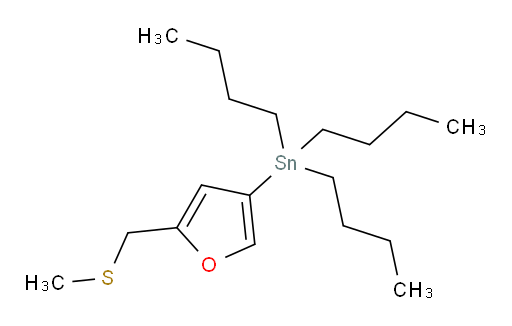 tributyl(5-((methylthio)methyl)furan-3-yl)stannane