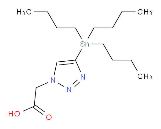 2-(4-(tributylstannyl)-1H-1,2,3-triazol-1-yl)acetic acid