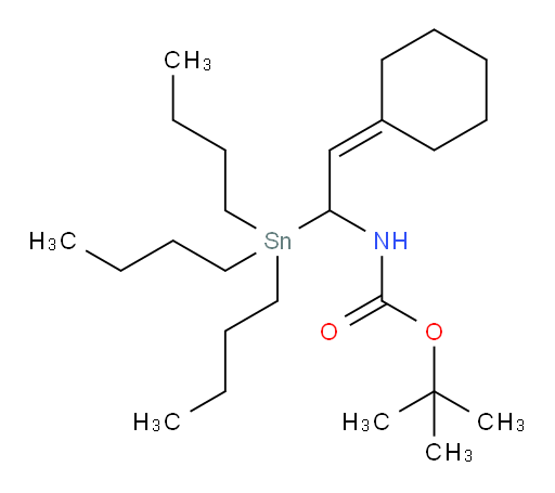 tert-butyl (2-cyclohexylidene-1-(tributylstannyl)ethyl)carbamate