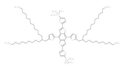 (5,5'-(4,8-双(5-(2-癸基四癸基)噻吩-2-基)苯并[1,2-b:4,5-b']二噻吩-2,6-二基)双(噻吩-5,2-二基))双(三甲基锡烷)