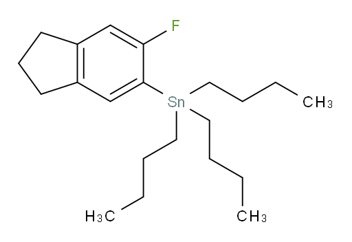 tributyl(6-fluoro-2,3-dihydro-1H-inden-5-yl)stannane