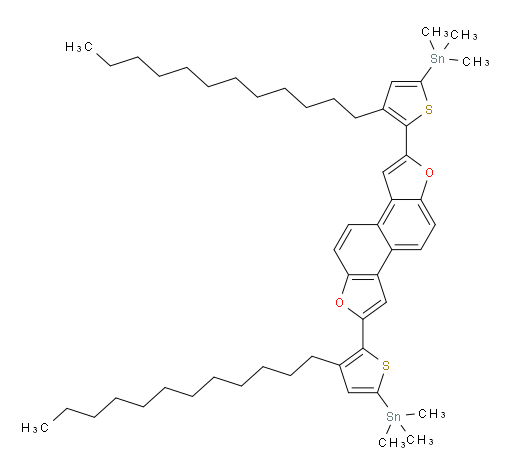 2,7-bis(3-dodecyl-5-(trimethylstannyl)thiophen-2-yl)naphtho[2,1-b:6,5-b']difuran