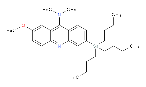 2-methoxy-N,N-dimethyl-6-(tributylstannyl)acridin-9-amine