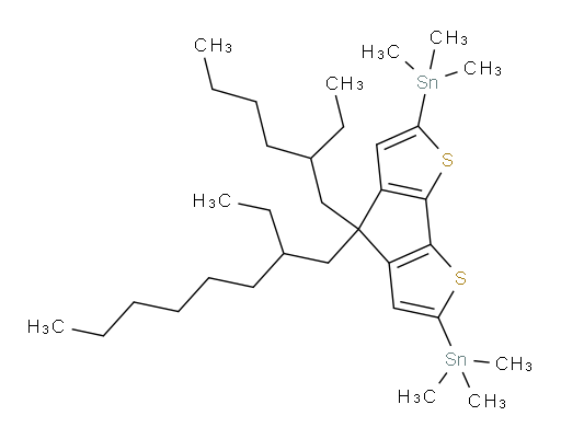 (4-(2-ethylhexyl)-4-(2-ethyloctyl)-4H-cyclopenta[1,2-b:5,4-b']dithiophene-2,6-diyl)bis(trimethylstannane)