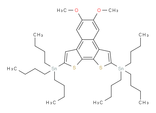 (5,6-dimethoxynaphtho[2,1-b:3,4-b']dithiophene-2,9-diyl)bis(tributylstannane)