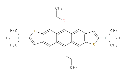 (5,11-diethoxyanthra[2,3-b:6,7-b']dithiophene-2,8-diyl)bis(trimethylstannane)