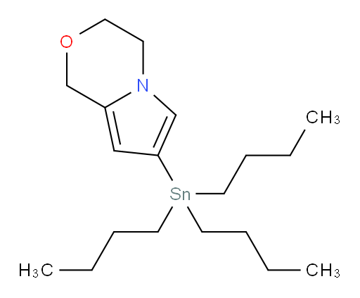7-(tributylstannyl)-3,4-dihydro-1H-pyrrolo[2,1-c][1,4]oxazine