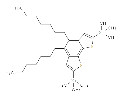 (4,5-diheptylbenzo[1,2-b:6,5-b']dithiophene-2,7-diyl)bis(trimethylstannane)
