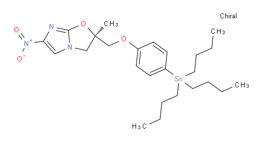 (R)-2-methyl-6-nitro-2-((4-(tributylstannyl)phenoxy)methyl)-2,3-dihydroimidazo[2,1-b]oxazole