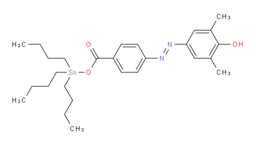 (E)-tributylstannyl 4-((4-hydroxy-3,5-dimethylphenyl)diazenyl)benzoate