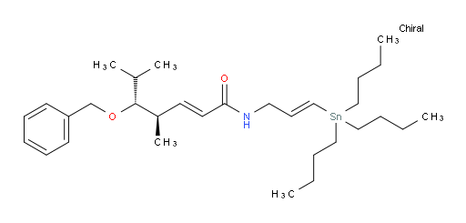(4R,5R,E)-5-(benzyloxy)-4,6-dimethyl-N-((E)-3-(tributylstannyl)allyl)hept-2-enamide