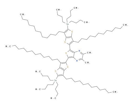 5,7-bis(3,6-didodecyl-5-(tributylstannyl)thieno[3,2-b]thiophen-2-yl)-2,3-dimethylthieno[3,4-b]pyrazine