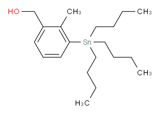 (2-methyl-3-(tributylstannyl)phenyl)methanol