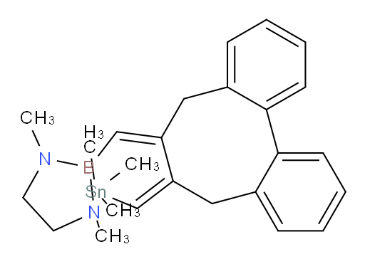 1,3-二甲基-2-((Z)-((Z)-7-((三甲基锡基)亚甲基)-7,8-二氢二苯并[a,c][8]轮烯-6(5H)-亚基)甲基)-1,3,2-二氮杂boroli二ne