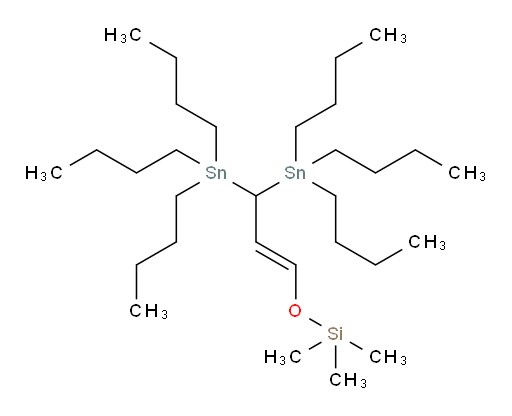 (E)-((3,3-bis(tributylstannyl)prop-1-en-1-yl)oxy)trimethylsilane