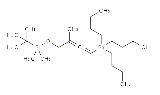 tert-butyldimethyl((2-methyl-4-(tributylstannyl)buta-2,3-dien-1-yl)oxy)silane