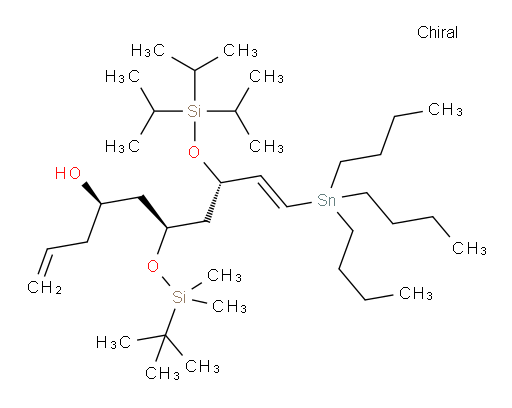 (4R,6S,8S,E)-6-((tert-butyldimethylsilyl)oxy)-10-(tributylstannyl)-8-((triisopropylsilyl)oxy)deca-1,9-dien-4-ol