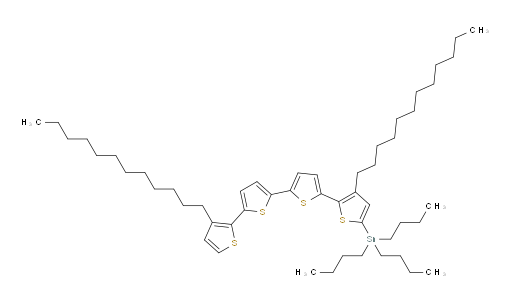 tributyl(3,3'''-didodecyl-[2,2':5',2'':5'',2'''-quaterthiophen]-5-yl)stannane