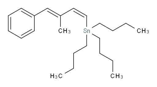 三丁基((1Z,3E)-3-甲基-4-苯基丁-1,3-二烯-1-基)锡烷