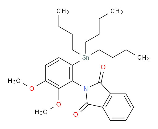2-(2,3-dimethoxy-6-(tributylstannyl)phenyl)isoindoline-1,3-dione