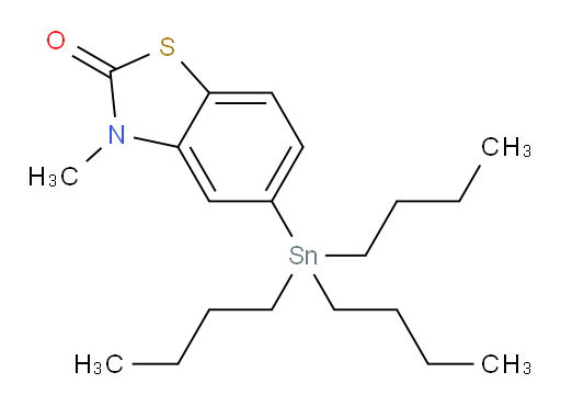 3-methyl-5-(tributylstannyl)benzo[d]thiazol-2(3H)-one