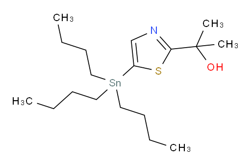 2-(5-(三丁基锡基)噻唑-2-基)丙-2-醇