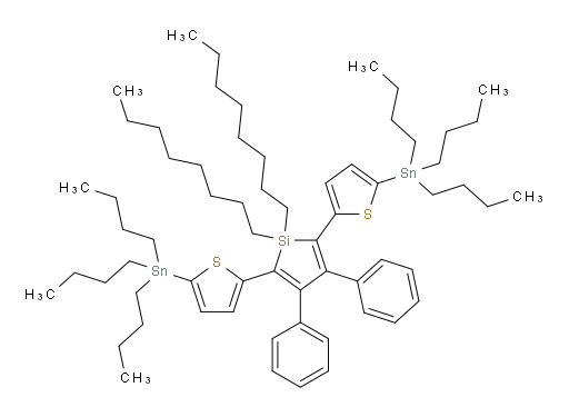 1,1-dioctyl-3,4-diphenyl-2,5-bis(5-(tributylstannyl)thiophen-2-yl)-1H-silole