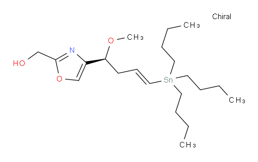 (S,E)-(4-(1-methoxy-4-(tributylstannyl)but-3-en-1-yl)oxazol-2-yl)methanol