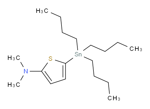 N,N-dimethyl-5-(tributylstannyl)thiophen-2-amine