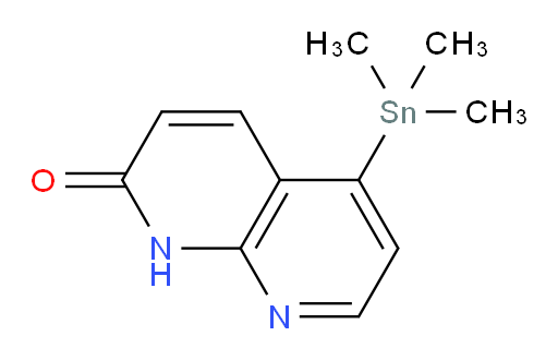 5-(三甲基锡基)-1,8-萘啶-2(1H)-酮