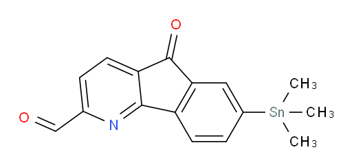 5-氧代-7-(三甲基锡基)-5H-茚[1,2-b]吡啶-2-甲醛