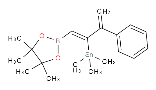(Z)-三甲基(3-苯基-1-(4,4,5,5-四甲基-1,3,2-二氧杂环己硼烷-2-基)丁-1,3-二烯-2-基)锡烷