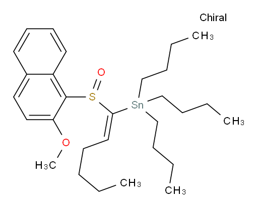 (S,E)-三丁基(1-((2-甲氧基萘-1-基)亚砜)己-1-烯-1-基)锡烷