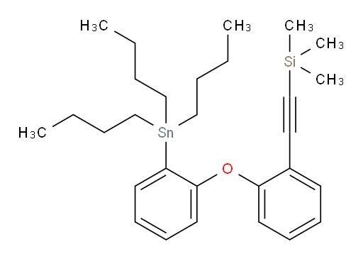 trimethyl((2-(2-(tributylstannyl)phenoxy)phenyl)ethynyl)silane