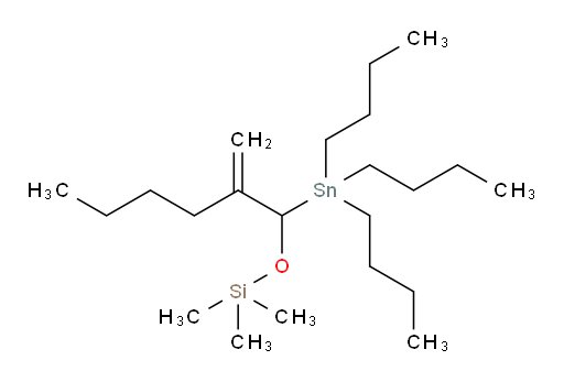 trimethyl((2-methylene-1-(tributylstannyl)hexyl)oxy)silane