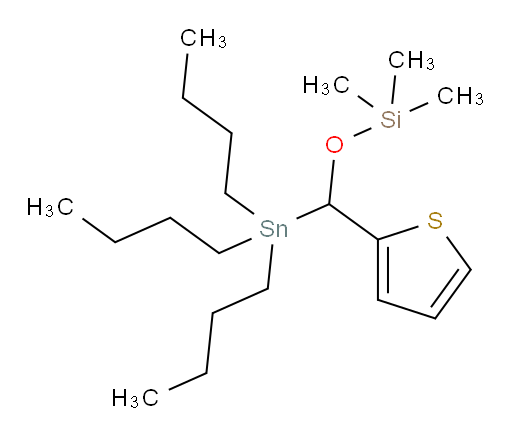 trimethyl(thiophen-2-yl(tributylstannyl)methoxy)silane