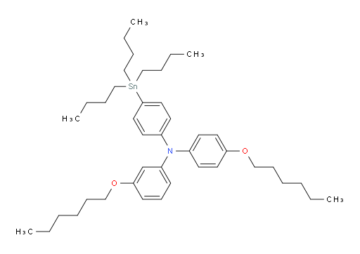 3-(hexyloxy)-N-(4-(hexyloxy)phenyl)-N-(4-(tributylstannyl)phenyl)aniline