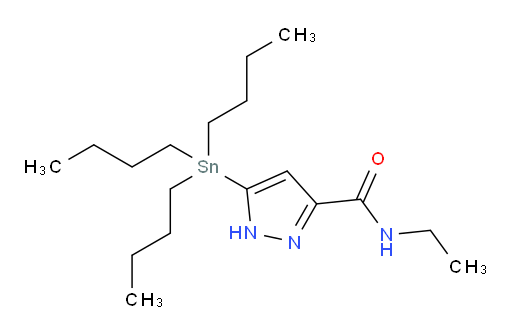 N-ethyl-5-(tributylstannyl)-1H-pyrazole-3-carboxamide