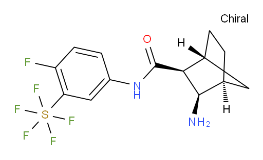 3-((1R,2S,3R,4S)-3-aminobicyclo[2.2.1]heptane-2-carboxamido)phenyl hypofluorothioite