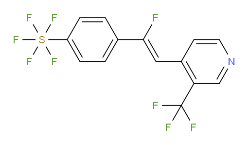 (Z)-4-(1-fluoro-2-(3-(trifluoromethyl)pyridin-4-yl)vinyl)(pentafluoromercapto)benzene