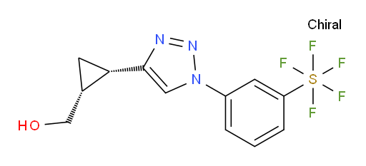 ((1R,2S)-2-(1-(3-(pentafluoromercapto)phenyl)-1H-1,2,3-triazol-4-yl)cyclopropyl)methanol