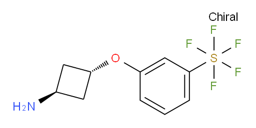 3-((1r,3r)-3-aminocyclobutoxy)(pentafluoromercapto)benzene