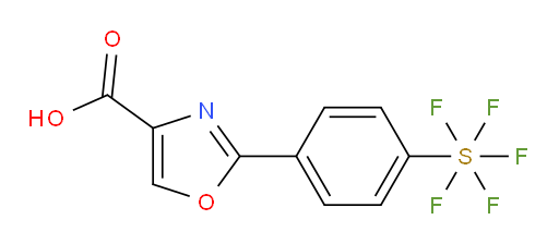 2-(4-(pentafluoromercapto)phenyl)oxazole-4-carboxylic acid