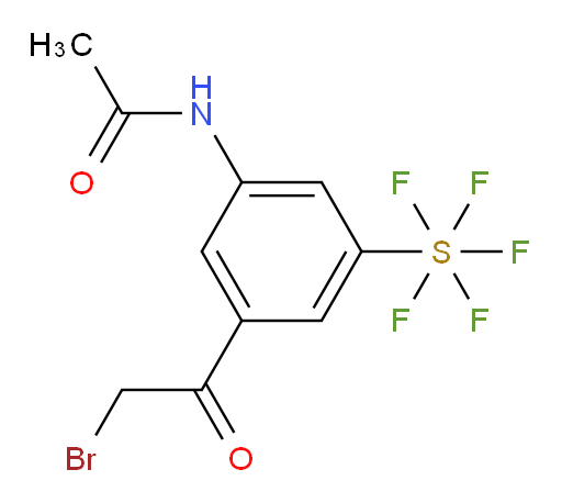[3-(Acetylamino)-5-(2-bromoacetyl)phenyl]sulfur pentafluoride