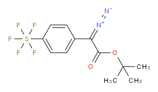 tert-butyl 2-diazo-2-(4-(pentafluoromercapto)phenyl)acetate