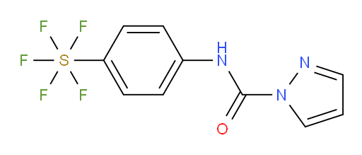 [4-[(1H-pyrazol-1-ylcarbonyl)amino]phenyl]sulfur pentafluoride