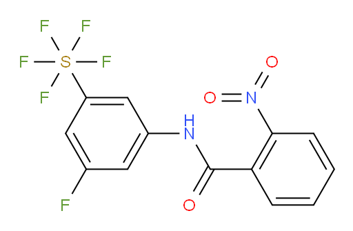 [3-fluoro-5-[(2-nitrobenzoyl)amino]phenyl]sulfur pentafluoride
